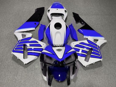 2005-2006 Honda CBR600RR Motorcycle Fairings - White Blue Wings Canada for Sale