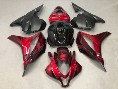 2009-2012 Honda CBR600RR Motorcycle Fairing - Red Glossy Black OEM Style Canada for Sale