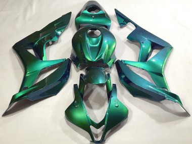 2007-2008 Honda CBR600RR Motorcycle Fairings - Emerald Green Plain Canada for Sale