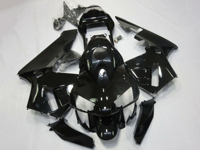 2003-2004 Honda CBR600RR Motorcycle Fairing - Glossy Black Matte Black Canada for Sale