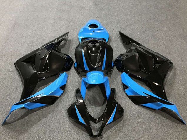 2009-2012 Honda CBR600RR Motorcycle Fairings - Sky Blue Glossy Black Canada for Sale
