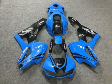 2013-2023 Honda CBR600RR Motorcycle Fairings - Blue Glossy Black Canada for Sale