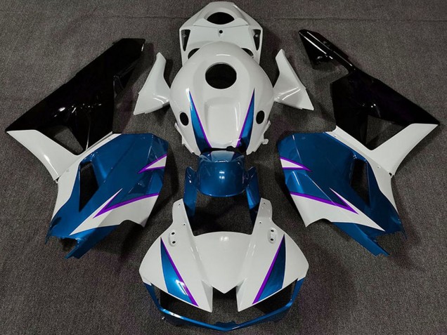 2013-2023 Honda CBR600RR Motorcycle Fairing - White Blue Glossy Black Canada for Sale