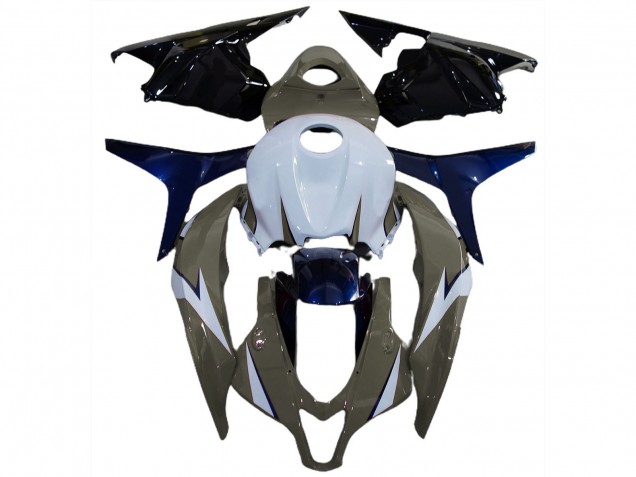 2009-2012 Honda CBR600RR Motorcycle Fairings - White Grey Blue Glossy Black Canada for Sale