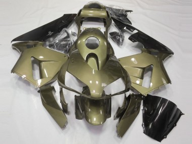 2003-2004 Honda CBR600RR Motorcycle Fairings - Olive Glossy Black Canada for Sale
