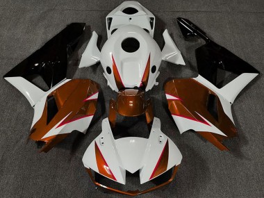 2013-2023 Honda CBR600RR Motorcycle Fairings - White Dark Orange Glossy Black Canada for Sale
