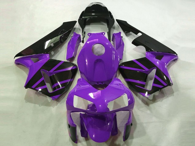 2003-2004 Honda CBR600RR Motorcycle Fairings - Purple Glossy Black OEM Style Canada for Sale