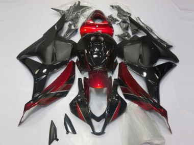 2009-2012 Honda CBR600RR Motorcycle Fairings - Red Glossy Black Matte Black Canada for Sale