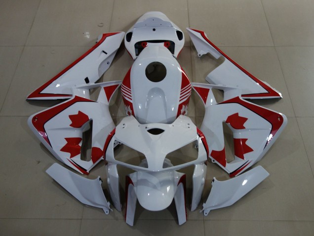 2005-2006 Honda CBR600RR Motorcycle Fairings - White Red Canada Canada for Sale