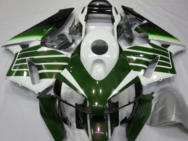 2003-2004 Honda CBR600RR Motorcycle Fairings - White Green Fade Canada for Sale