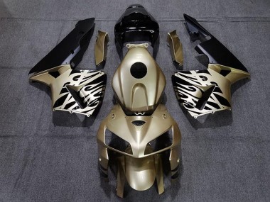 2005-2006 Honda CBR600RR Motorcycle Fairings - Gold Black White Canada for Sale