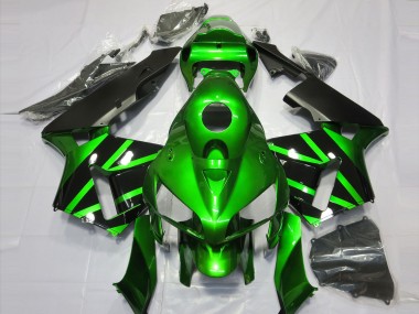 2005-2006 Honda CBR600RR Motorcycle Fairings - Green Black Canada for Sale