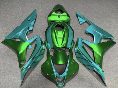 2007-2008 Honda CBR600RR Motorcycle Fairings - Green Teal Blue Canada for Sale