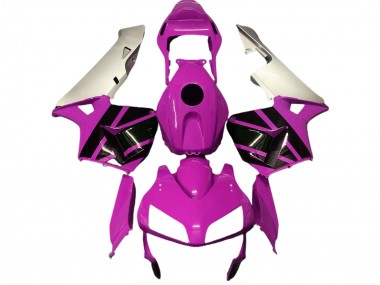 2003-2004 Honda CBR600RR Motorcycle Fairings - Silver Hot Pink Glossy Black Canada for Sale