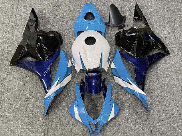 2009-2012 Honda CBR600RR Motorcycle Fairing - White Blue Glossy Black Canada for Sale