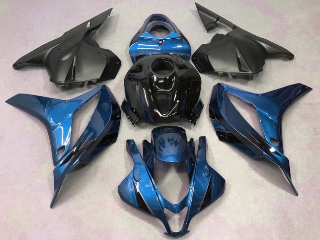 2009-2012 Honda CBR600RR Motorcycle Fairings - Blue Glossy Black Matte Black Canada for Sale