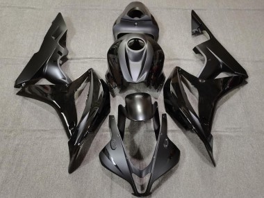 2007-2008 Honda CBR600RR Motorcycle Fairings - Glossy Black Matte Black Canada for Sale