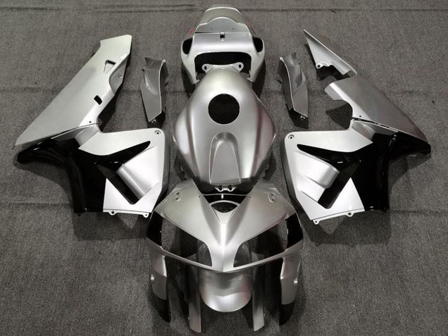 2005-2006 Honda CBR600RR Motorcycle Fairings - Matte Silver and Black Canada for Sale