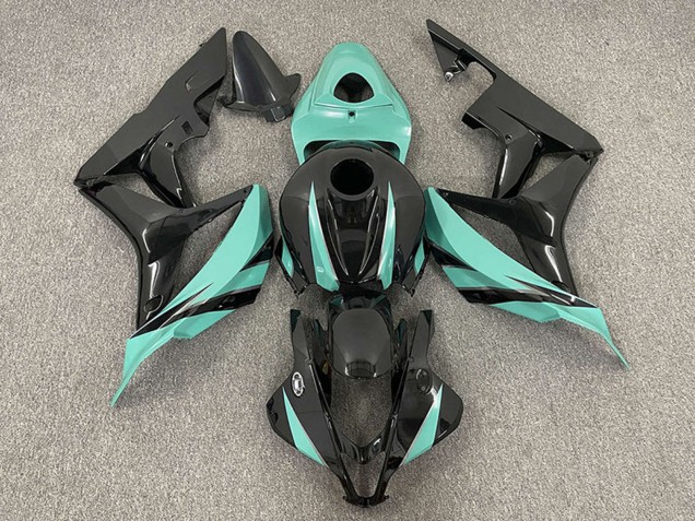 2007-2008 Honda CBR600RR Motorcycle Fairings - Mint Green Glossy Black Canada for Sale