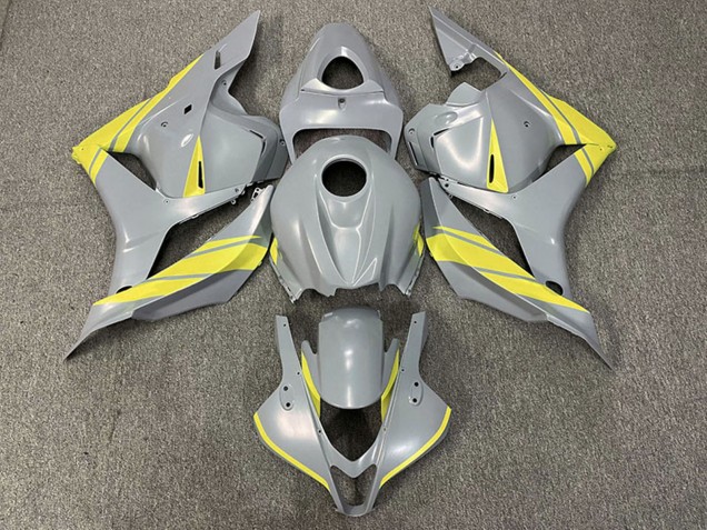2009-2012 Honda CBR600RR Motorcycle Fairings - Nardo Grey Yellow Canada for Sale