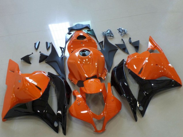 2009-2012 Honda CBR600RR Motorcycle Fairings - Orange Glossy Black Canada for Sale