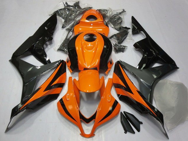 2007-2008 Honda CBR600RR Motorcycle Fairings - Orange Grey Glossy Black Canada for Sale