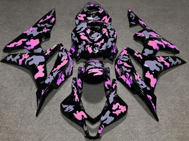 2007-2008 Honda CBR600RR Motorcycle Fairings - Pink Grey Camouflage Canada for Sale