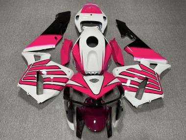 2005-2006 Honda CBR600RR Motorcycle Fairings - White Pink Wings Canada for Sale