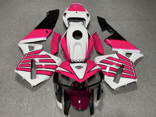 2005-2006 Honda CBR600RR Motorcycle Fairings - White Pink Wings Canada for Sale