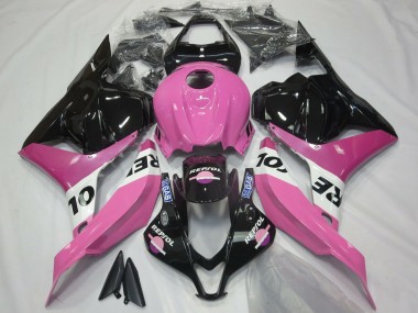 2009-2012 Honda CBR600RR Motorcycle Fairings - Pink White Glossy Black Repsol Canada for Sale