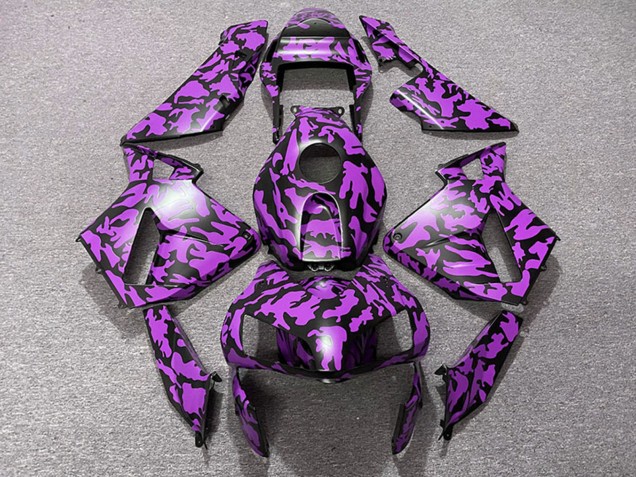 2003-2004 Honda CBR600RR Motorcycle Fairings - Purple Black Camouflage Canada for Sale