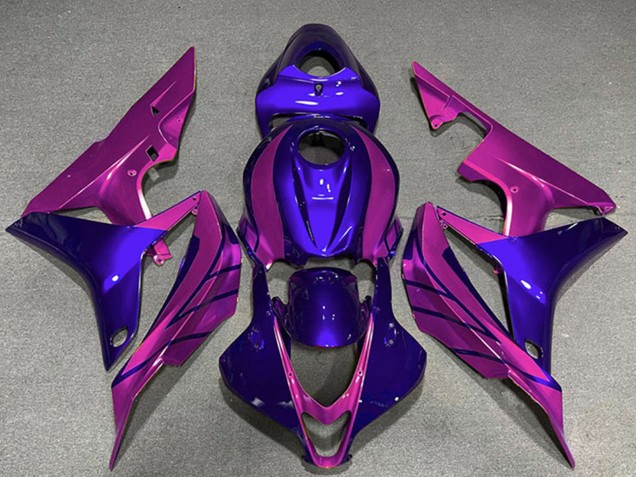 2007-2008 Honda CBR600RR Motorcycle Fairings - Blue Pink Canada for Sale