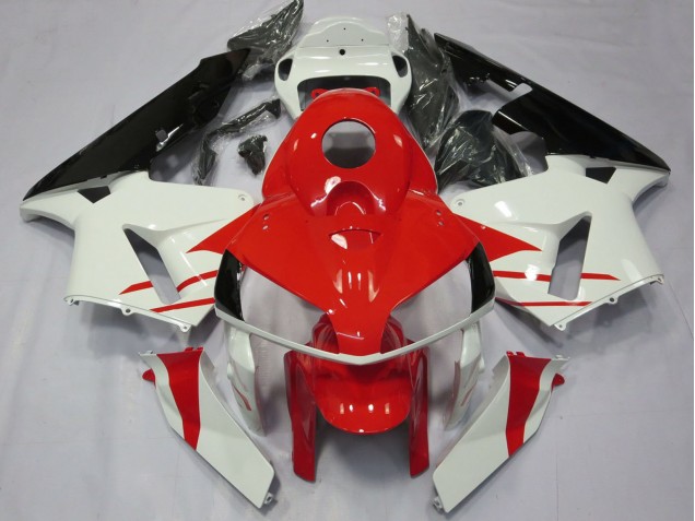 2005-2006 Honda CBR600RR Motorcycle Fairings - White Red Black Canada for Sale