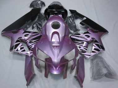 2005-2006 Honda CBR600RR Motorcycle Fairings - Rose Purple Flame Canada for Sale
