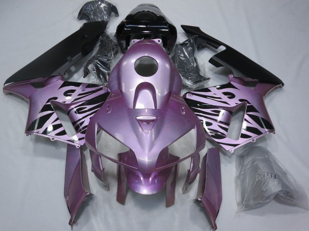 2005-2006 Honda CBR600RR Motorcycle Fairings - Rose Purple Flame Canada for Sale