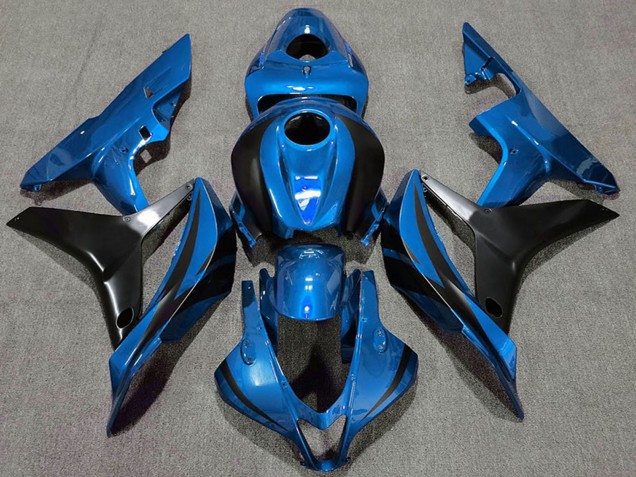 2007-2008 Honda CBR600RR Motorcycle Fairings - Sapphire Blue Black OEM Style Canada for Sale