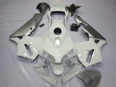 2003-2004 Honda CBR600RR Motorcycle Fairings - Silver White Canada for Sale