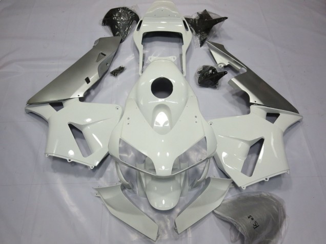 2003-2004 Honda CBR600RR Motorcycle Fairings - Silver White Canada for Sale