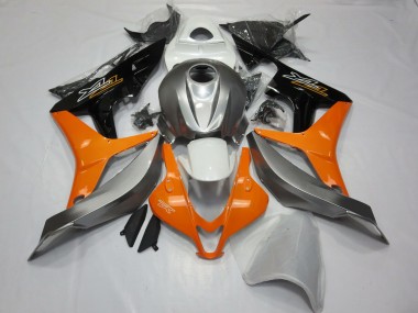 2007-2008 Honda CBR600RR Motorcycle Fairings - Silver Orange Glossy Black Canada for Sale