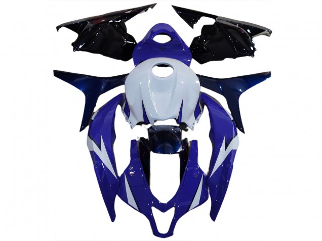 2009-2012 Honda CBR600RR Motorcycle Fairings - White Blue Glossy Black Canada for Sale