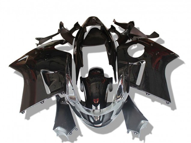 1996-2007 Honda CBR1100XX Blackbird Motorcycle Fairings - Glossy Black Grey Canada for Sale