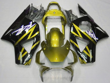 2002-2003 Honda CBR954RR Motorcycle Fairings - Electric Yellow Glossy Black Canada for Sale