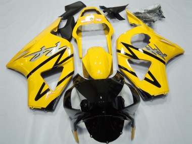 2002-2003 Honda CBR954RR Motorcycle Fairings - Yellow Glossy Black CBR Style Canada for Sale