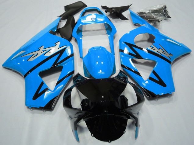 2002-2003 Honda CBR954RR Motorcycle Fairings - Light Blue Glossy Black CBR Style Canada for Sale