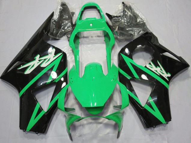 2002-2003 Honda CBR954RR Motorcycle Fairings - Green Glossy Black Canada for Sale