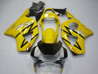 2002-2003 Honda CBR954RR Motorcycle Fairing - Yellow Glossy Black Canada for Sale