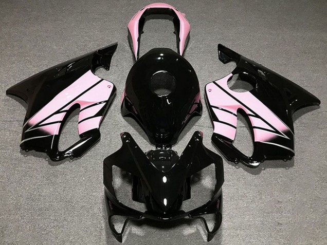 2004-2007 Honda CBR600 F4i Motorcycle Fairings - Pink Glossy Black Canada for Sale