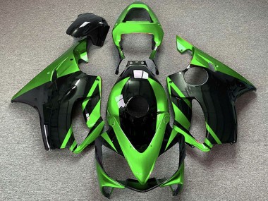 2001-2003 Honda CBR600 F4i Motorcycle Fairings - Green Glossy Black Canada for Sale