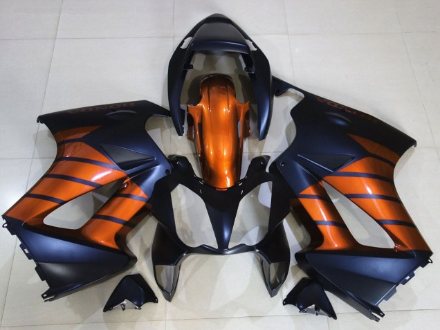 2002-2013 Honda VFR 800 Motorcycle Fairings - Orange Matte Blue Matte Black Canada for Sale
