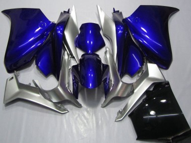 2010-2014 Honda VFR 1200 Motorcycle Fairings - Silver Blue Canada for Sale